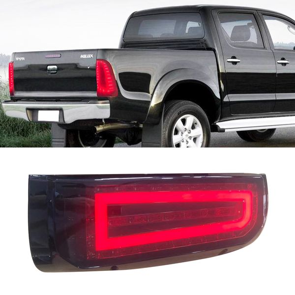

1 pair led tail light rear taillight turn signal lamp warning fog light tail lamp for toyota hilux vigo pickup 2004 - 2015
