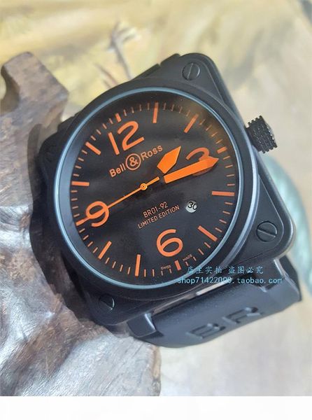 

man bell automatic mechanical watches stainless steel date ross watch mens tag aqua terra watches gfy33, Slivery;brown