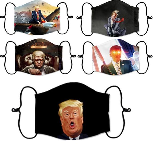 

pm2.5 mask trump print dustproof reusable american and universal filters supplies women face election mask for washable men with lov uxoncv