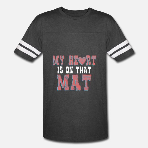 

fighting boxing wrestling heart on that mat t shirt men create tee shirt size s-3xl gents interesting fashion spring kawaii shirt