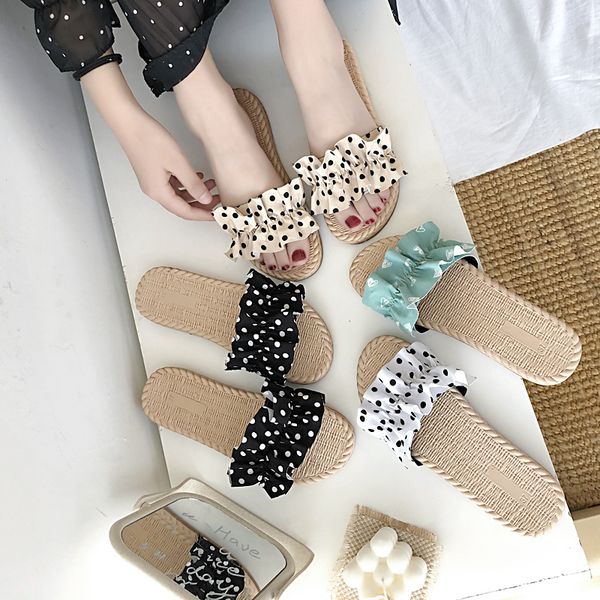 

shoes ladies' slippers luxury slides slipers women summer woman platform designer 2020 beach soft flat rubber fabric, Black