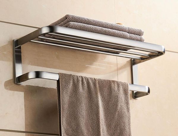 

holder paper mount hardware accessory hook brass brushed bar solid ring bathroom set robe finish towel towel toilet wall mfndi pt2009