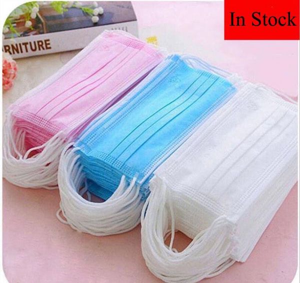 

colorful dust mouth masks balck antidust masks designer face mask 3-ply cover non-woven breathable layer shipping 3 loveshop01 meqec