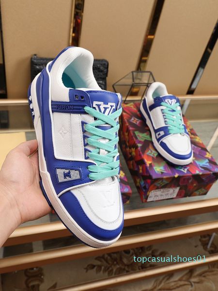 

2020 b21 fashion trend mens designer shoes leather mesh breathable comfortable outdoor shoes lace-up casual hiker shoes mens sneakers3 t01, Black