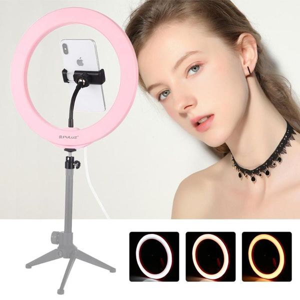 

pink dimmable led ring light pgraphy selfie lamp pink tripod accessories for room p studio shooting video live