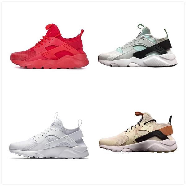 

huarache 4.0 1.0 classical running shoes triple white black grey yellow red men women huarache shoes huaraches sports sneakers size 36-45