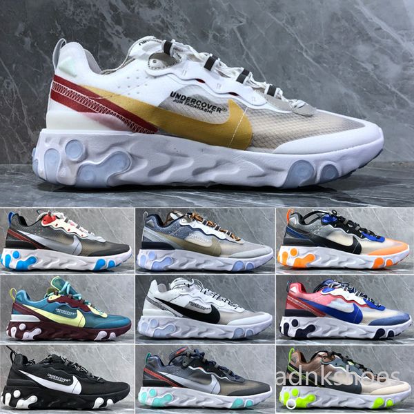 

react element 87 undercover men running shoes for women designers sneakers sports mens trainer shoes sail light bone royal tint hj41c
