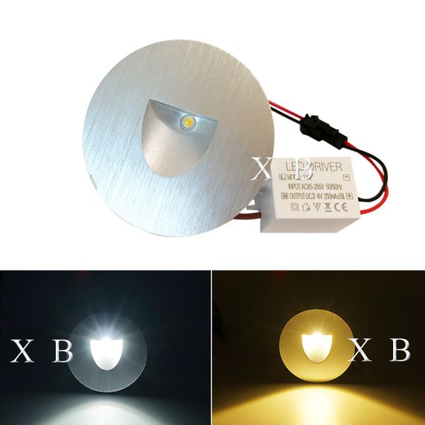 

led wall light 1w 3w aluminum modern brief led stair light ac85-265v wall mounted spotlight background step aisle lamp 12v