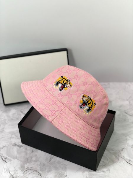 

embroidered tiger head fisherman hat designer scarf bucket hat baseball cap hat ladies luxury designer scarf silk designer turban