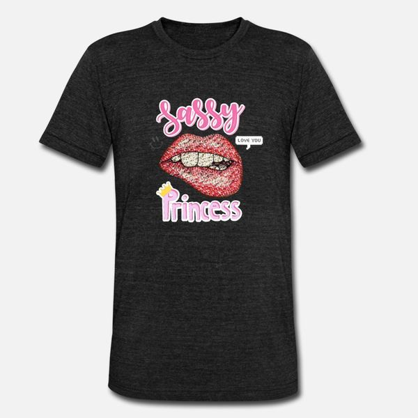 

sassy crown princess sassy love with sweet lip t shirt men customize 100% cotton crew neck clothes sunlight building spring letters shirt