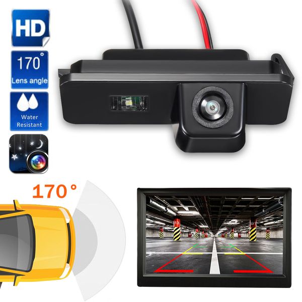 

universal car rear view reverse camera for vw for polo 2c bora golf mk4 mk5 mk6 beetle leon backup rearview parking