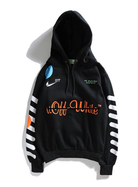 

all white black hoodie men fashion 2019 tide men's wear hat shirt man caps lovers plus loose coat sweatshirts f2