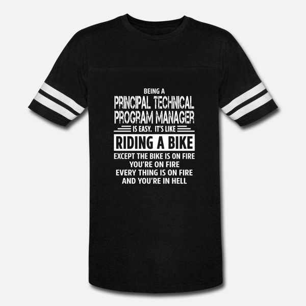 

principal technical program manager t shirt men design 100% cotton o neck leisure famous fashion summer style family shirt