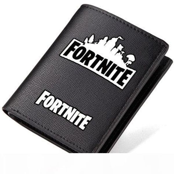 

fort nite wallet tps shoot game short long purse good leather cash note case money notecase loose burse bag card holders, Red;black
