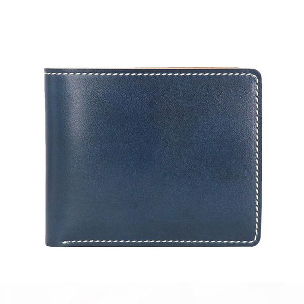 

2020 fashion genuine leather men wallet leisure women wallet leather purse for men card holders wallet c6179, Brown;gray