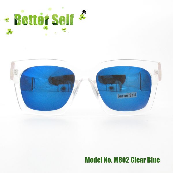 

uv400 eyeglasses square sunglasses out door eyewear full rim sun glasses clear spectacles better self stock m802, White;black