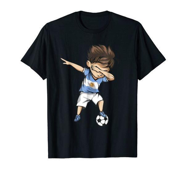 

2019 fashion men fashion design dabbing soccers argentina jersey shirt - argentinian footballer summer cool tees