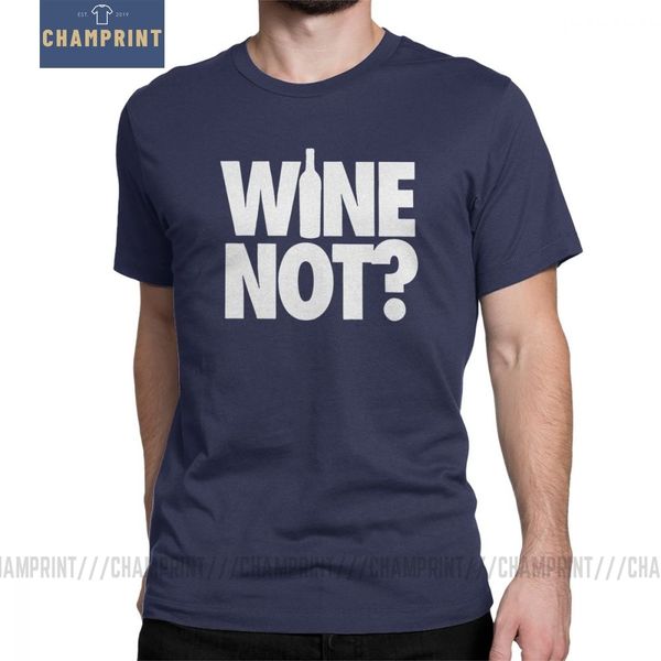 

wine not t-shirts for men bar alcohol ale drink awesome pure cotton tee shirt o neck short sleeve t shirts summer