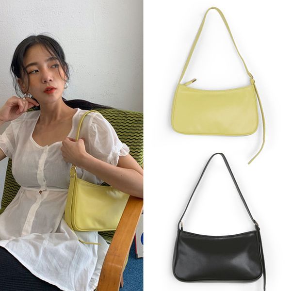 

shoulder bags 2021 summer simple armpit pu hand bag french ladies women messenger