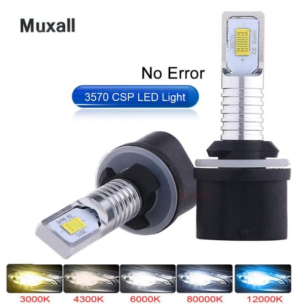

muxall car h7 led lamp h4 h3 h1 h11 front bulb 9005 881 ice lamp 3000k 6000k 12v mini canbus car headlights fog light kit