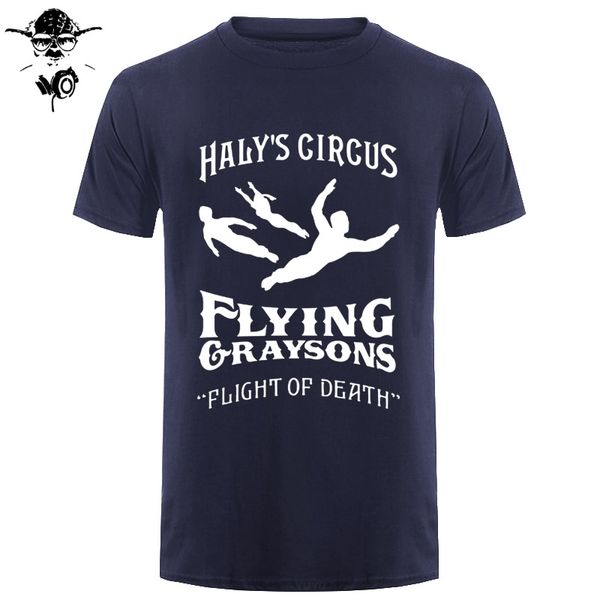 

100% хлопок o-образным вырезом на заказ печатных tshirt мужчины майка летучий грейсон - nightwing мужчины t-shirt