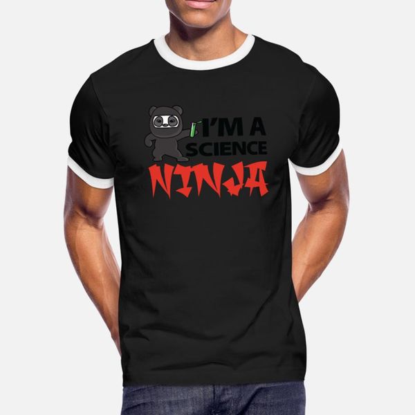 

i m a science ninja t shirt men design tee shirt round neck pattern sunlight new style spring autumn pattern shirt