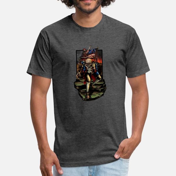 

revolutionary war american skeleton urban patrioti t shirt men designs tee shirt o-neck gents interesting basic summer pattern shirt