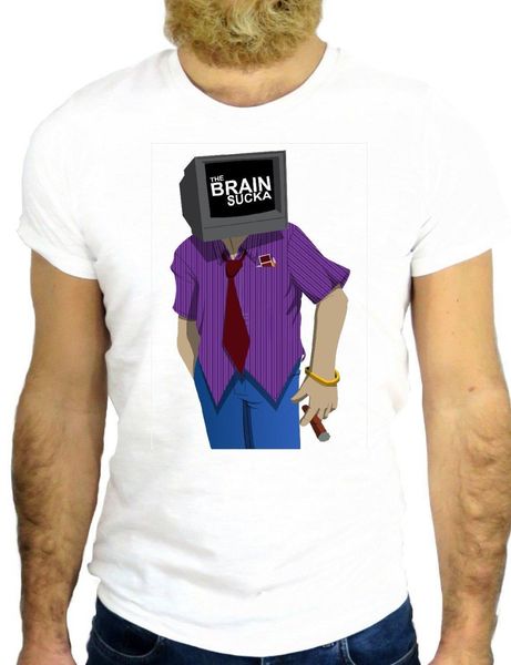 

cotton t shirt men o-neck casual print tshirt body tv television vintage fun nice funny cool amazing t shirt business