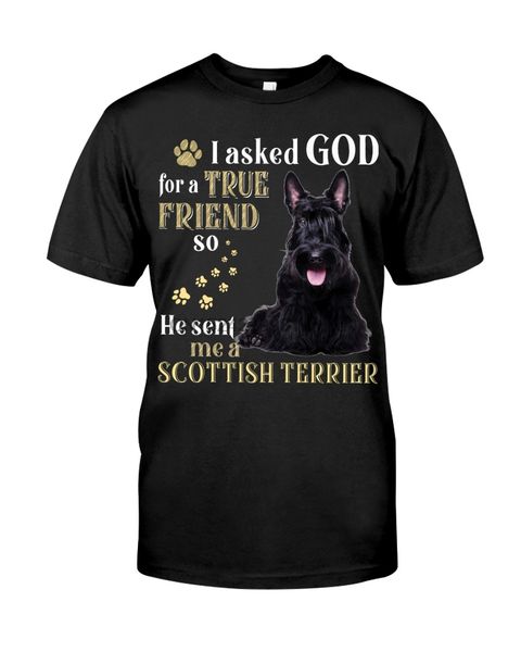 

men t shirt scottish terrier-true friend(11) women tshirts