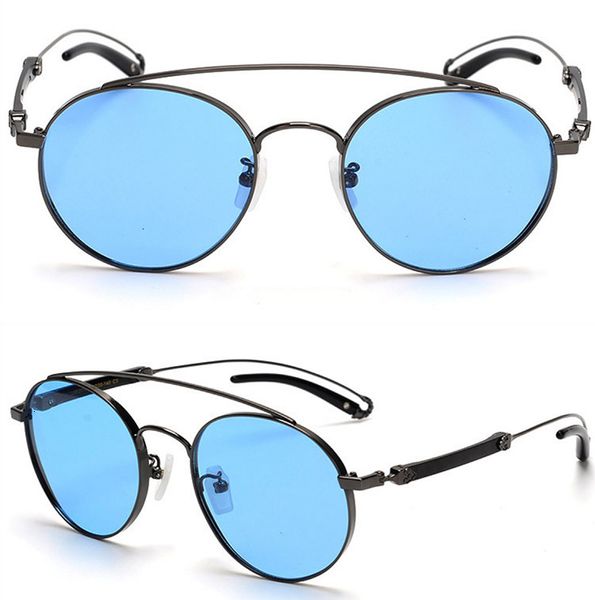 

titanium good quality sunglasses fashion sunglasses for lady and men ch01, Blue