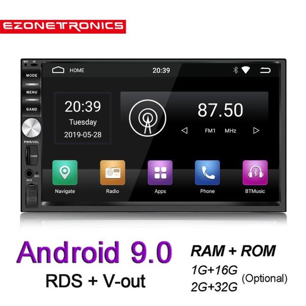 

2din android 9.0 quad core ddr2g-32g car radio multimedia video player mirror link universal wifi bluetooth auto stereo gps rds car dvd