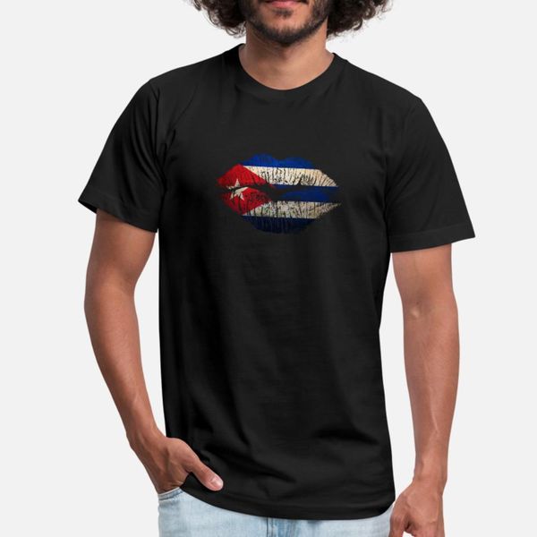 

cuba kiss t shirt men designer short sleeve plus size 3xl fit loose comfortable spring pictures shirt