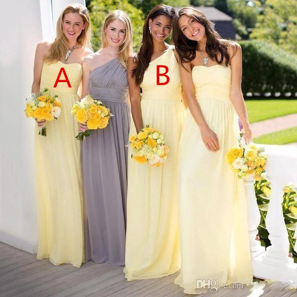

2020 elegant chiffon long bridesmaid dresses for weddings strapless sheath backless maid of honor prom gowns bridesmaids dress, White;pink