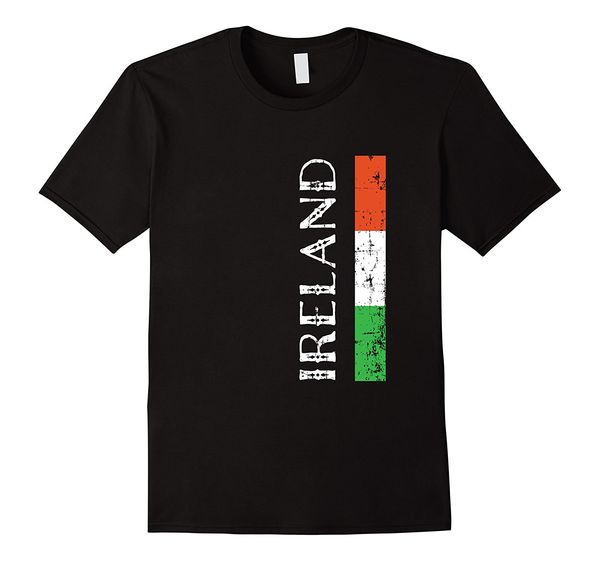 

2019 new summer tee shirt irish flag - ireland flag - st. patrick's day flag shirt cool t-shirt