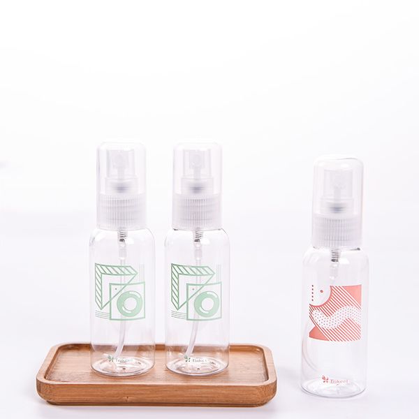 

1pcs 50ml clear plastic portable perfume spray bottle empty perfume bottles refillable mist pump atomizer travel