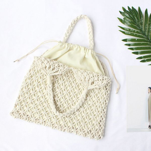 

new handbags for women designer women's straw bag style shoulder bag beach handbags fishing net fashion travel shopping bags