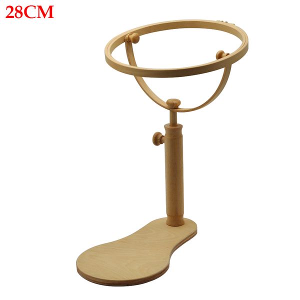 

wood rack 360 degree rotation embroidery hoop accessories cross stitch circles