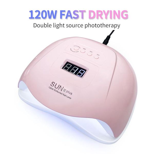 

nail dryers 120w led lamp uv sunx dryer for all gels 36leds sun light infrared sensing 30/60/90s dry gel polishing