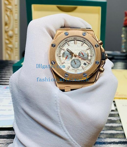 

luxury watches offshore 316l steel blue dial 26331st.oo.1220st.01 42mm transparent back fashion mechanical automatic mens wristwatches, Slivery;brown