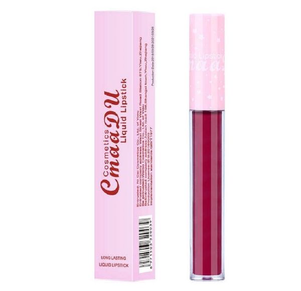 

2020good quality cmaadu 6 color matte pink tube non stick cup lipstick lipstick