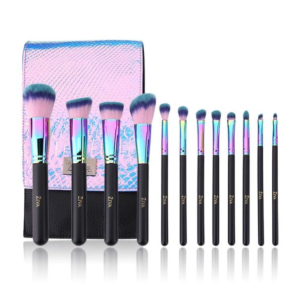 

professional make up brush kit powder blush contour brush eye shadow eyebrow eyeliner synthetic fiber makeup brushes set
