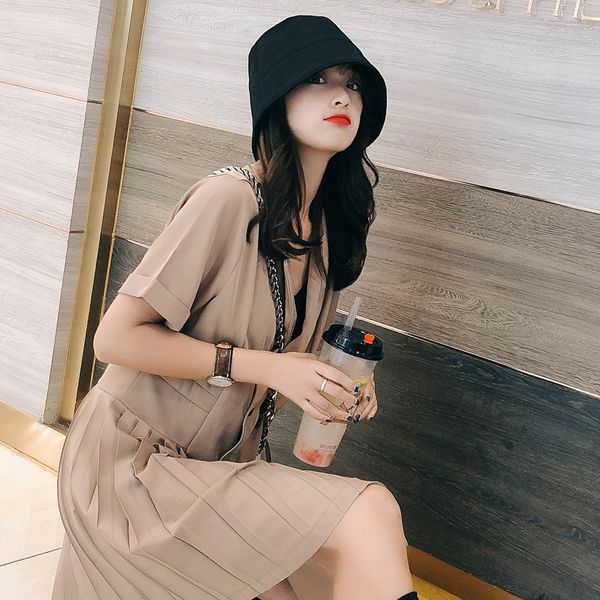 

berets sun protection sunshade bucket hats female bell basin hat autumn ins beret, Blue;gray