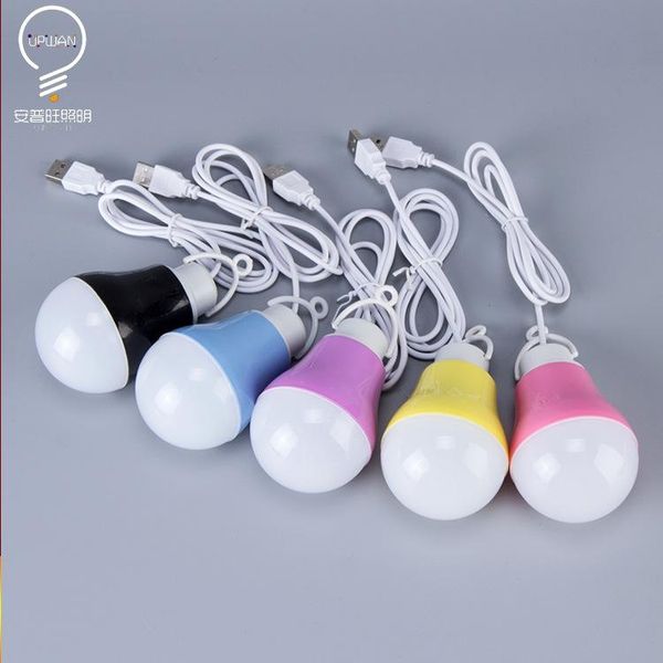 

color led bulb, mini charger, usb interface, bulb lamp, portable street lamp, 5v low voltage energy saving bulb