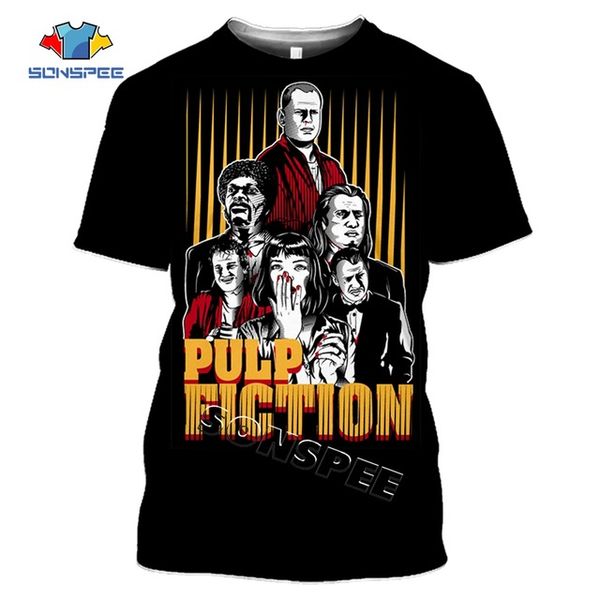 

men movie pulp fiction poster virgin mary 3d print shirts funny kawaii harajuku men clothing