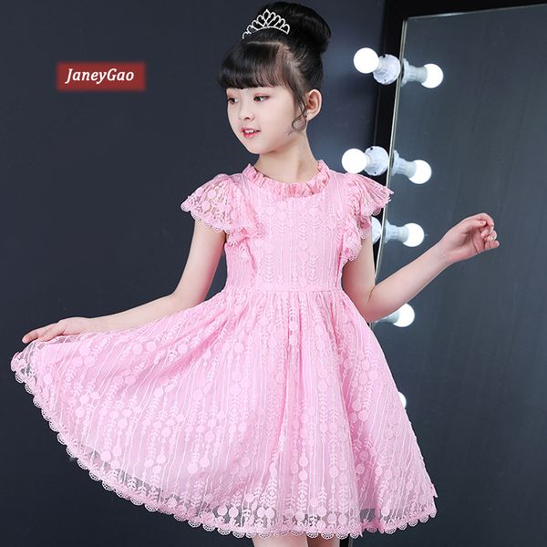 

janeygao flower girl dresses for wedding party pink princess little girl first communion dresses girls pageant toddler, Red;yellow