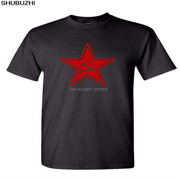 

new american style summer men shirt tee shirt brand clothing russian communist star customize t shirts sbz5596