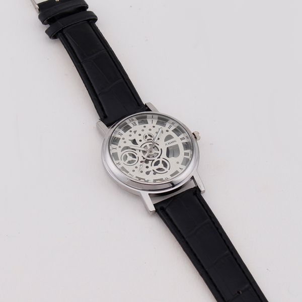 

new arrivals hollow watch factory wholesale time-limited mens designers belt quartz spot leather mens watch export foreign trade cross- qros