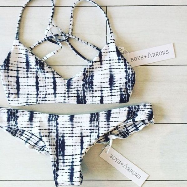 

swimwear bikini summer swimwear women swimsuit neoprene bikini push up set bathsuit, White;black