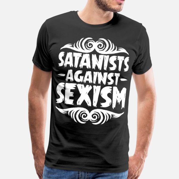 

satanists satan halloween satanic costume gift t shirt men personalized 100% cotton euro size s-3xl fit crazy humor summer formal shirt, White;black