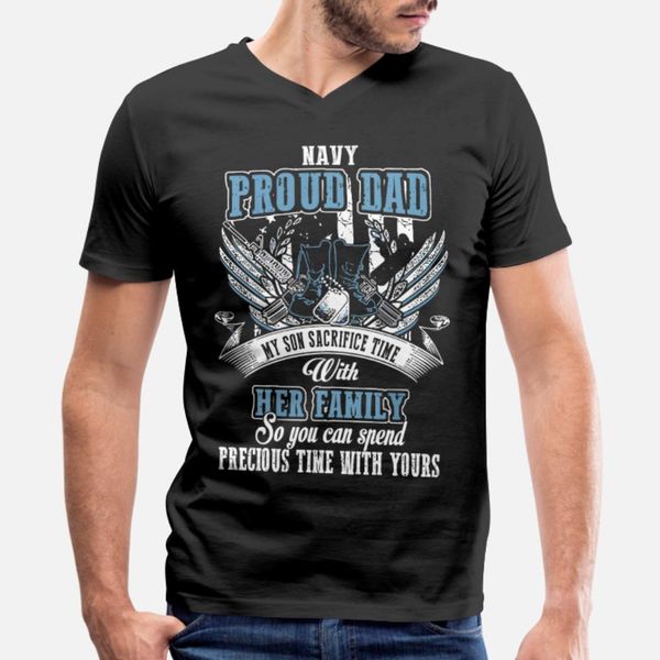

navy proud dad son funny dad s t shirt men printed 100% cotton crew neck novelty anti-wrinkle funny spring natural shirt